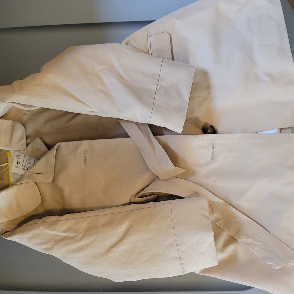 Cream Trench Coat